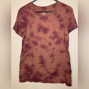 - Pink - M - Tie-dye short sleeve tee